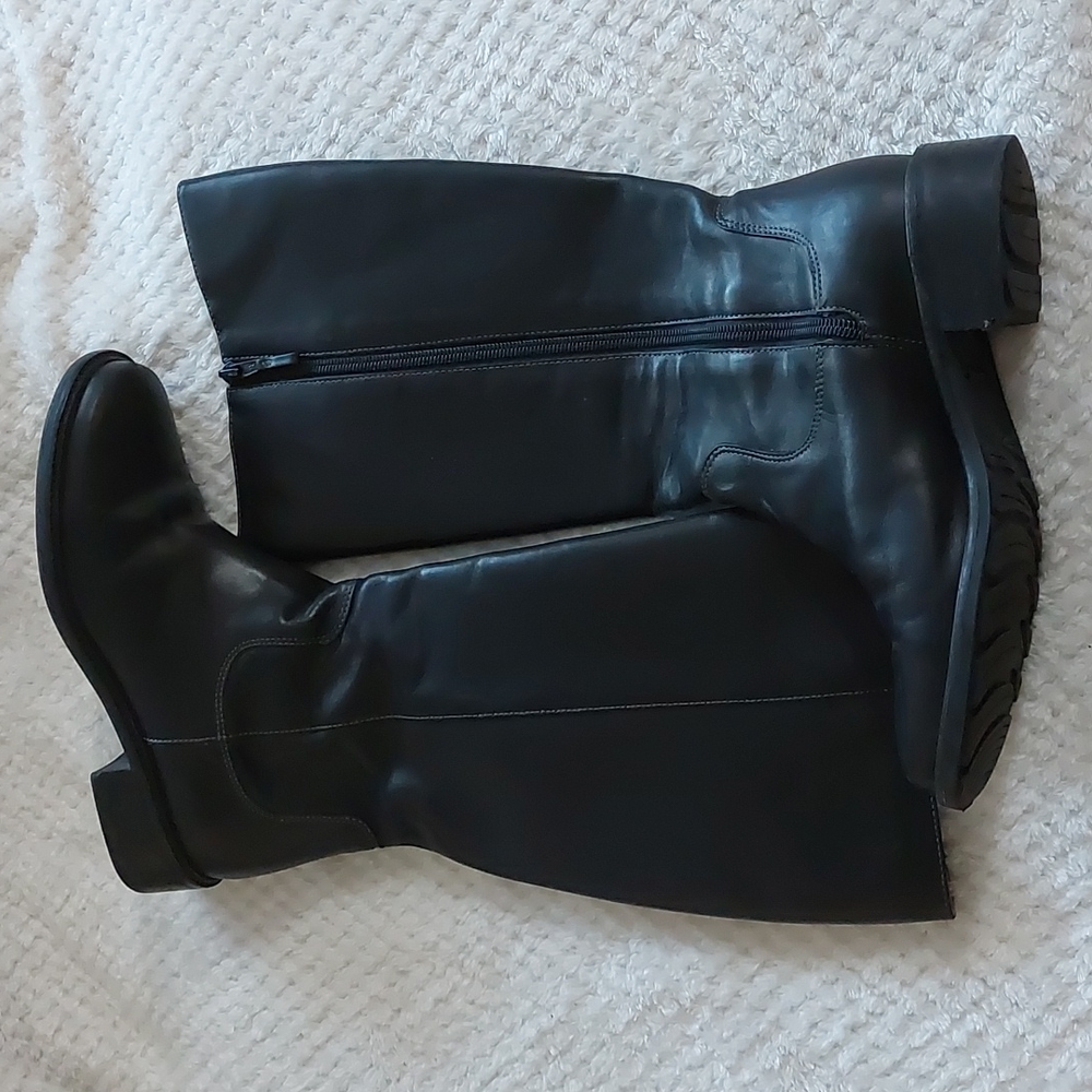 LL Bean black knee high boots